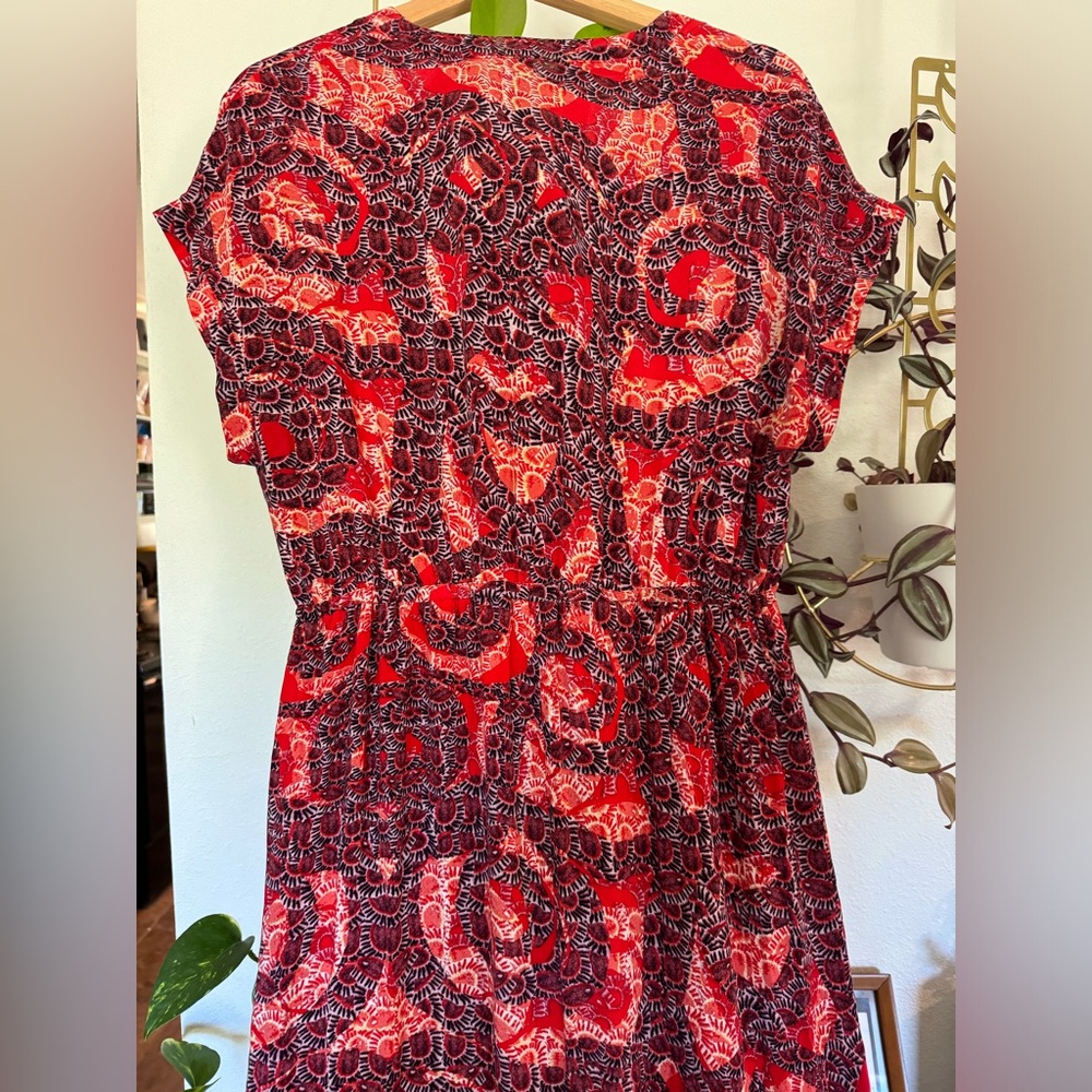 H&M Burgundy Maxi Dress size 14 - Picture 5 of 6